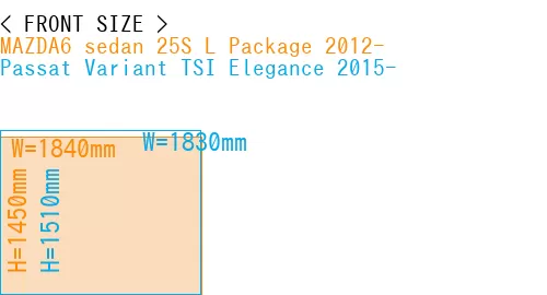 #MAZDA6 sedan 25S 
L Package 2012- + Passat Variant TSI Elegance 2015-